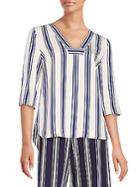 1.state Striped Blouse