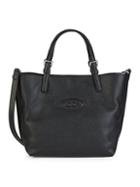 Tod's Piccola Logo Leather Shopper Bag