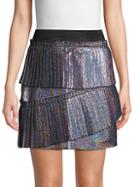 Parker Metallic Pleated Skirt