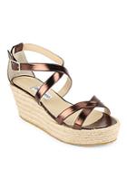 Jimmy Choo Leather Strappy Espadrilles