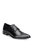 Versace Collection Cap-toe Leather Oxfords