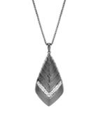 John Hardy Sterling Silver & Diamond Modern Chain Pendant Necklace