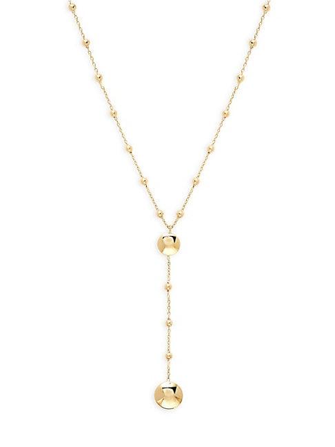 Saks Fifth Avenue Made In Italy 14k Yellow Gold Multi-strands Necklace
