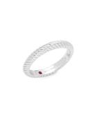 Roberto Coin Twisted 18k White Gold Ring