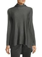 Eileen Fisher Scrunched High-neck Top