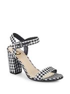 Circus By Sam Edelman Esther Checkered Ankle-strap Sandals