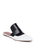 Marni Sabot Two-tone Leather Loafers