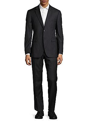 Faconnable Pinstriped Notch-lapel Wool Suit