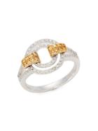 Effy Dianatura 14k White & Yellow Gold Diamond Ring