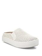 Steve Madden Sliip Perforated Faux Leather Mule Sneakers