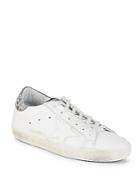 Golden Goose Deluxe Brand Superstar Leather Contrast Stitch Sneakers