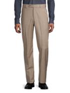 Saks Fifth Avenue Wool Flat Front Trousers