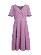 Donna Karan Novelty Georgette Flutter A-line Dress