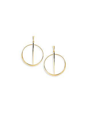 Lana Jewelry 14k Gold Small Sheer Hoops Earrings