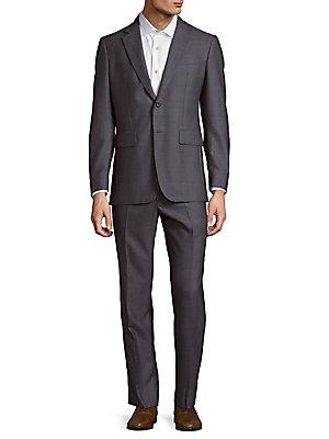Faconnable Gris Wool Suit