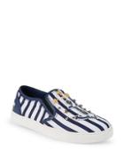Dolce & Gabbana Striped Slip-on Sneakers
