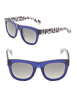 Gucci Gradient Rectangle 51mm Sunglasses