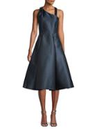 Adrianna Papell Embellished Asymmetrical Fit-&-flare Dress