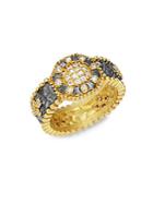 Freida Rothman 14k Yellow Gold-plated Deco Ring
