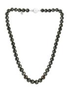 Effy Sterling Silver & 8mm Tahitian Pearl Beaded Necklace