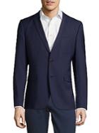 Sand Stretch Wool Suit Jacket