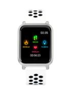 Itouch Silvertone Stainless Steel & Silicone-strap Smart Watch