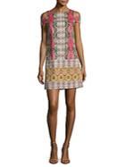 Maggy London Stained Glass Paisley Dress