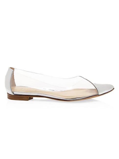 Schutz Clearly Patent Leather Flats