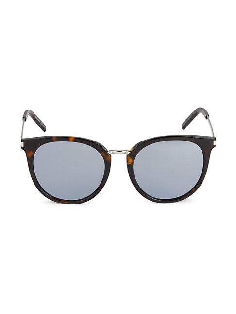Saint Laurent 55mm Round Sunglasses