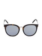 Saint Laurent 55mm Round Sunglasses
