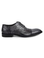 Jo Ghost Embossed Leather Oxfords