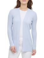 Calvin Klein Ribbed Open-front Cardigan