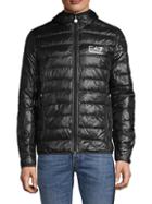 Ea7 Emporio Armani Hooded Down-filled Jacket