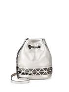 Vince Camuto Triangle Chain Bucket Bag