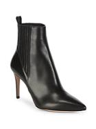 Gianvito Rossi Point Toe Leather Ankle Boots