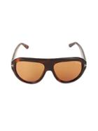 Tom Ford 59mm Tortoiseshell Oval Sunglasses