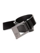 Versace Collection Square Buckle Leather Belt