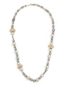 Alexis Bittar Elements Crystal Station Faux-pearl Necklace