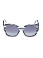 Emilio Pucci 56mm Graphic Square Sunglasses