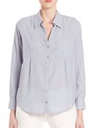 Joie Cartel Button-front Chambray Shirt