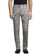 Valentino Printed Buttoned Pants
