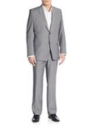 Versace Collection Regular-fit Striped Wool-blend Suit