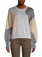 Cinq Sept Colorblock Pullover Sweater