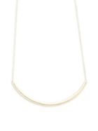 Ippolita Glamazon 18k Yellow Gold Long Curved Bar Necklace