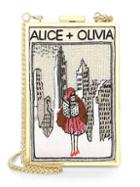 Alice + Olivia Sophia New York Vintage Clutch