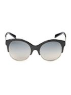 Emilio Pucci 54mm Clubmaster Sunglasses