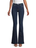 Frame Le High Pintuck Flare Jeans