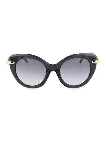 Pomellato 52mm Rounded Cat Eye Sunglasses