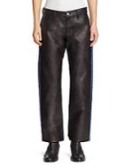 Junya Watanabe Faux Leather Front Jeans