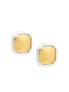 Gurhan 24k Gold-plated & Sterling Silver Square Stud Earrings